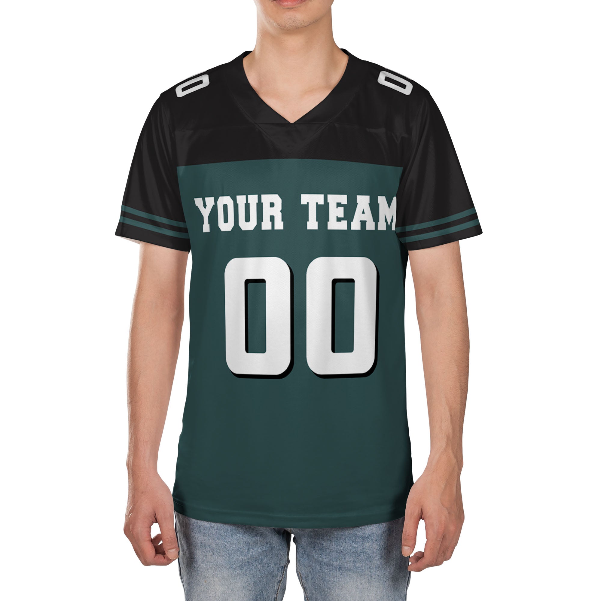 Custom-Football-Jersey-Black-And-Green-I2