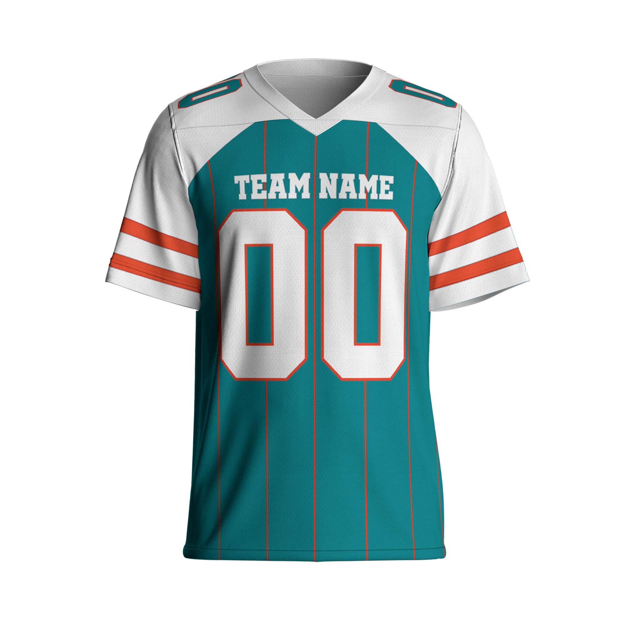 personalized-famous-team-football-jersey-thin-stripes-jersey-largoon-blue-orange-and-white-md-vdd01-9698