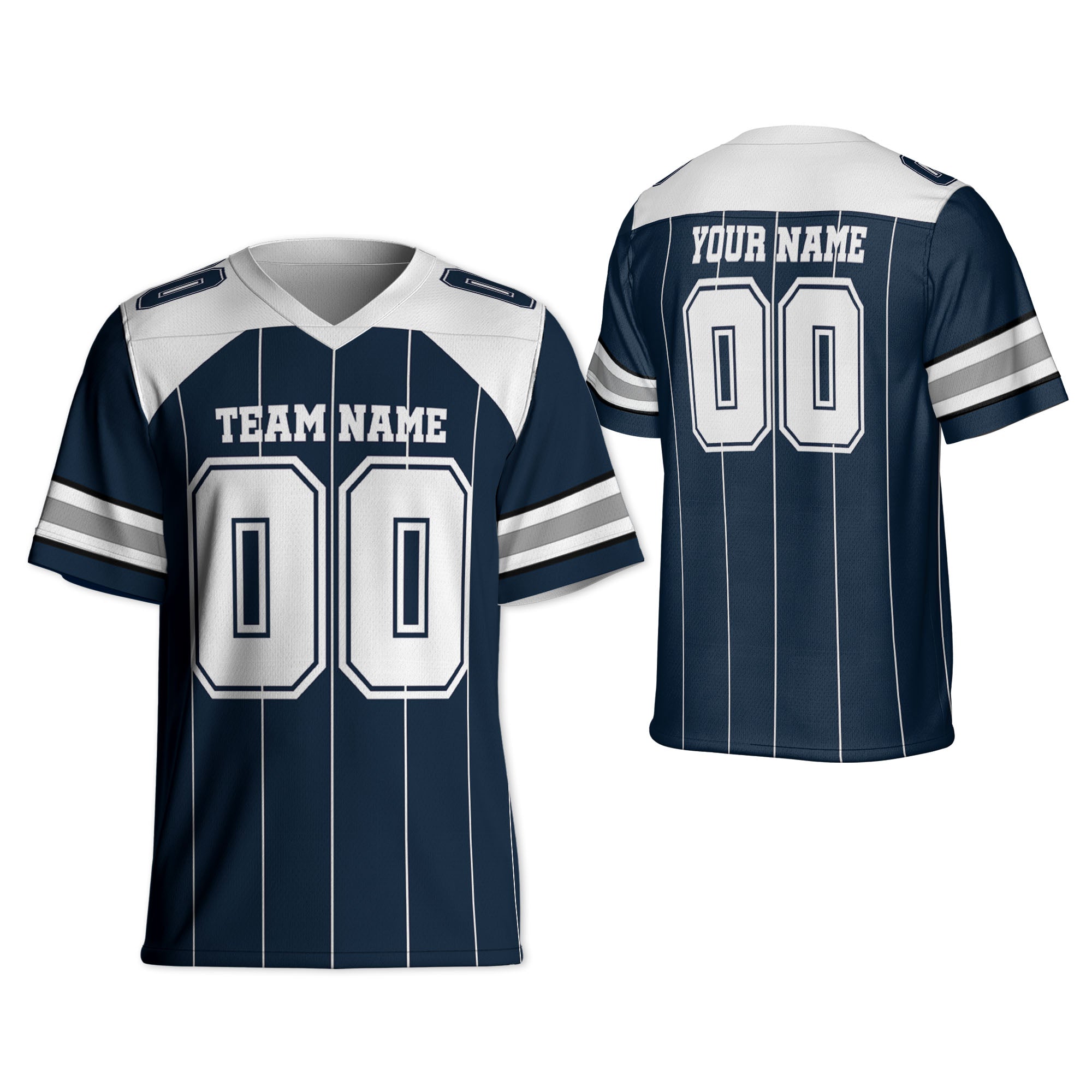 personalized-famous-team-football-jersey-thin-stripes-jersey-navi-and-white-dc-vdd01-8599