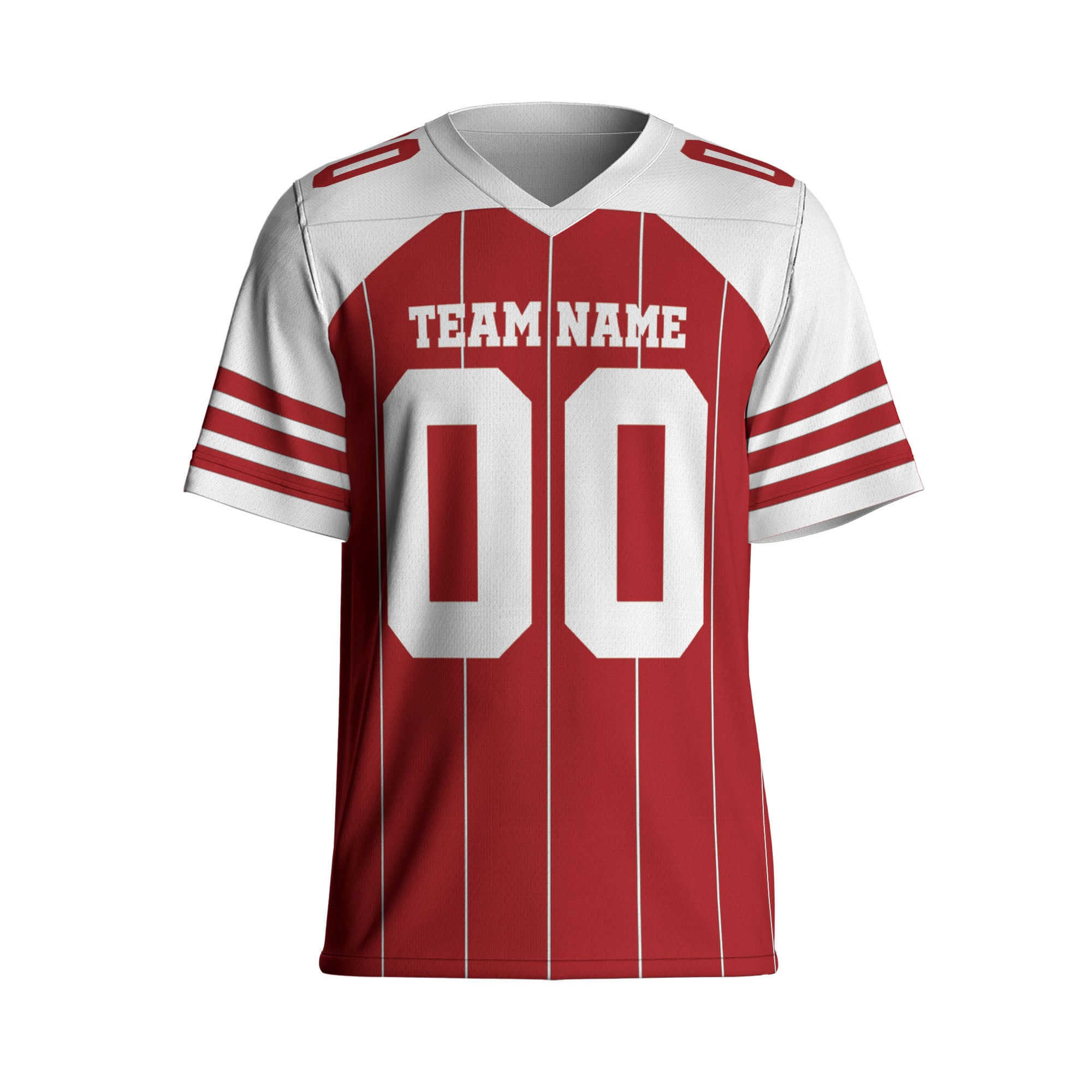 personalized-famous-team-football-jersey-thin-stripes-jersey-red-and-white-sf49-vdd01-8103