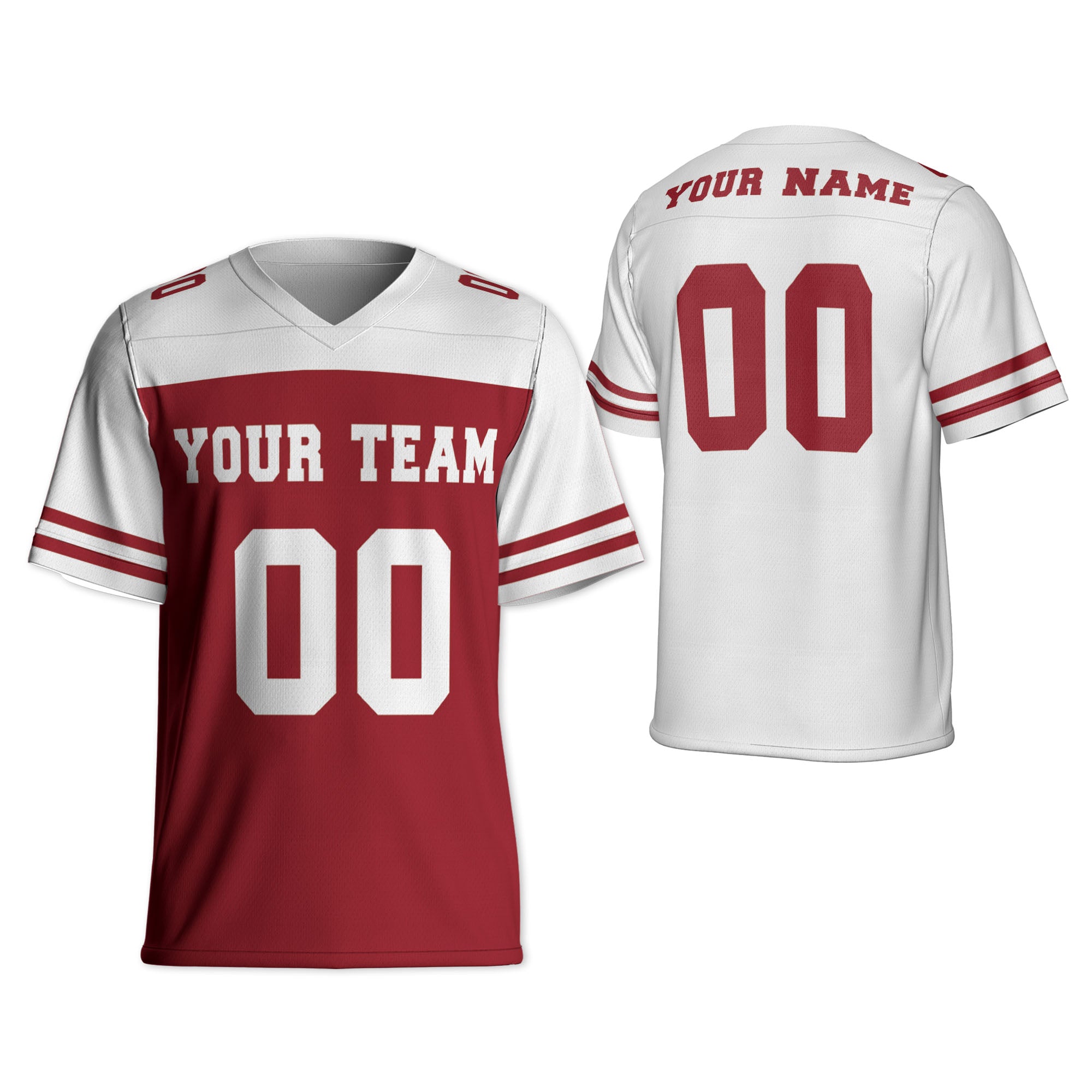 Custom-Football-Jersey-white-and-red-I2