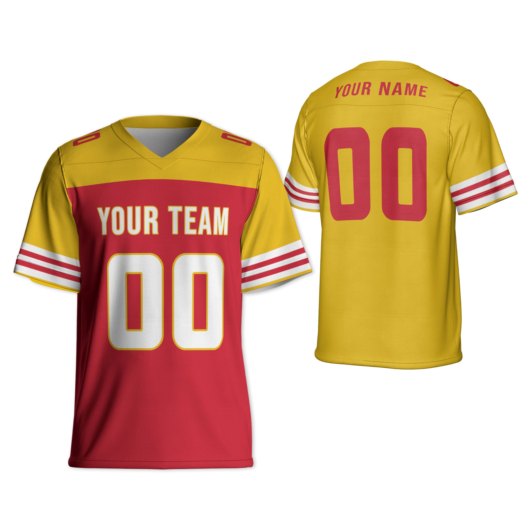 Custom-Football-Jersey-yellow-and-red-I2