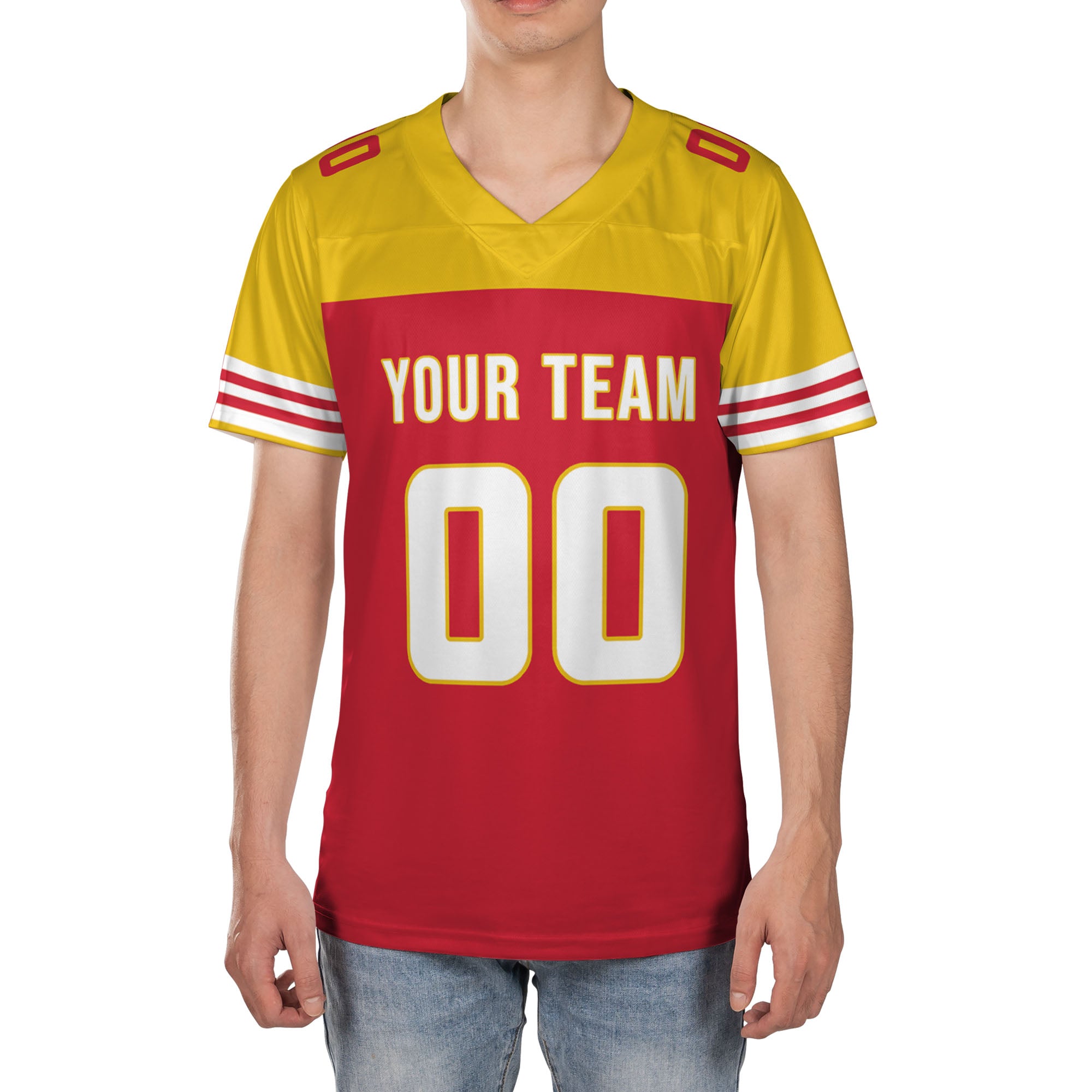 Custom-Football-Jersey-yellow-and-red-I2
