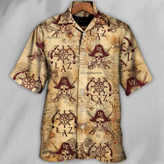 Skull Pirate Skull Pirates Style Lover Unique - Hawaiian Shirt  - Owl Ohh
