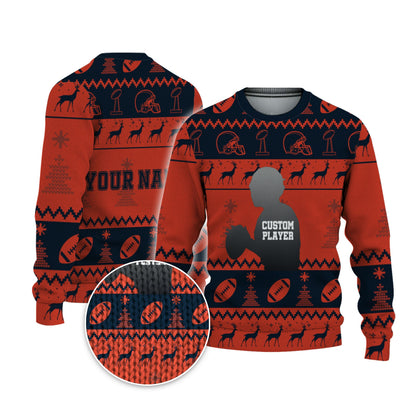 customized-player-american-football-ugly-christmas-sweater-navy-and-orange-chicago-vdd40-6542