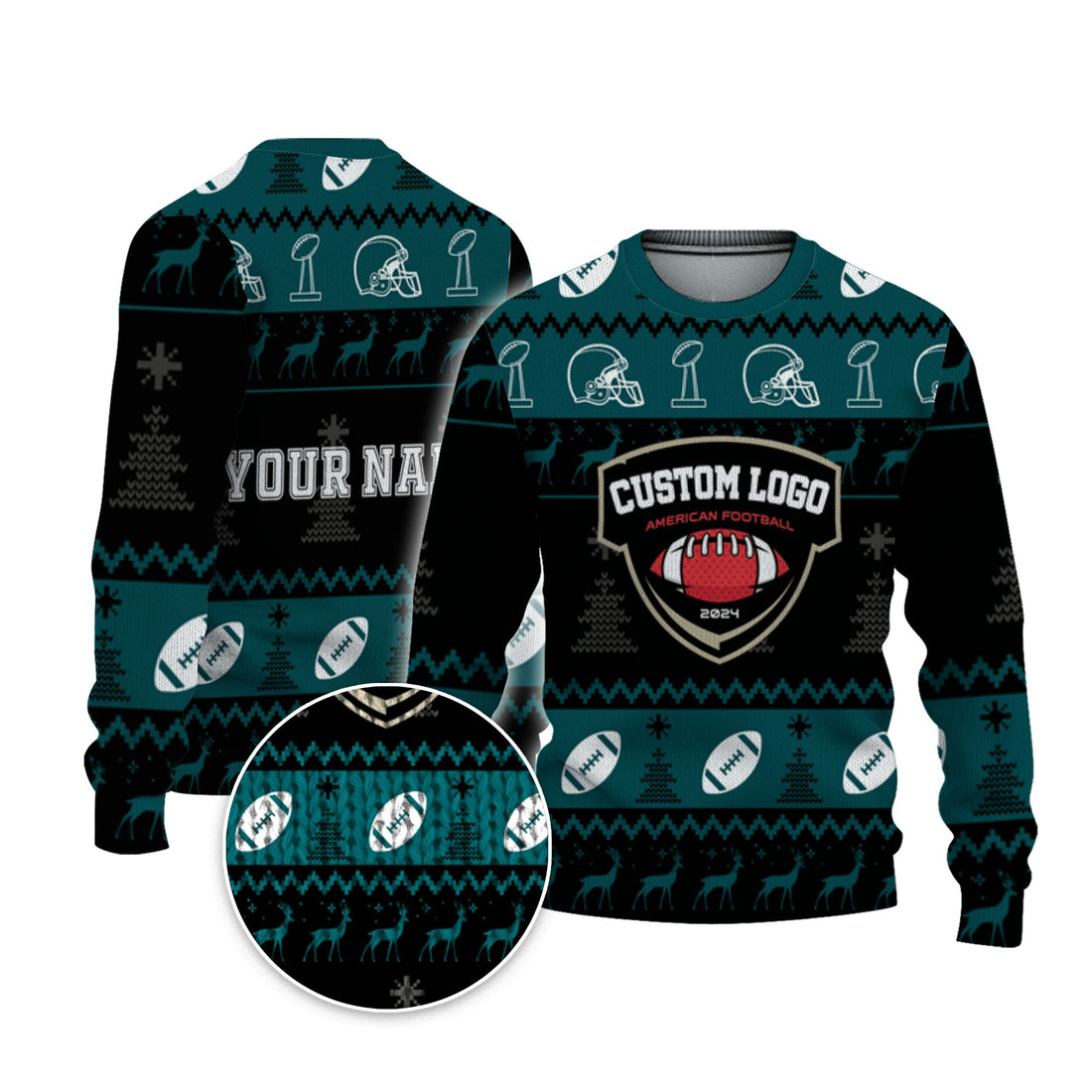 customized-your-team-american-football-ugly-christmas-sweater-black-and-green-philadelphia-vdd39-8242