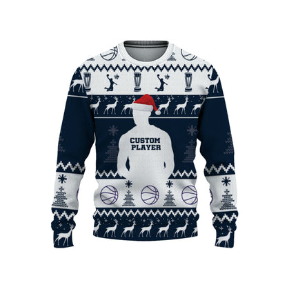 customized-player-basketball-ugly-christmas-sweater-navy-and-white-dallas-vdd37-8281