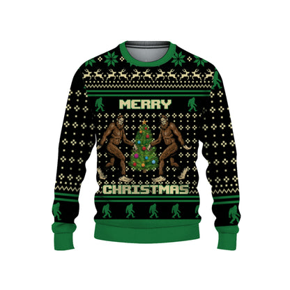 personalize-christmas-ugly-bigfoot-green-nda52-9958