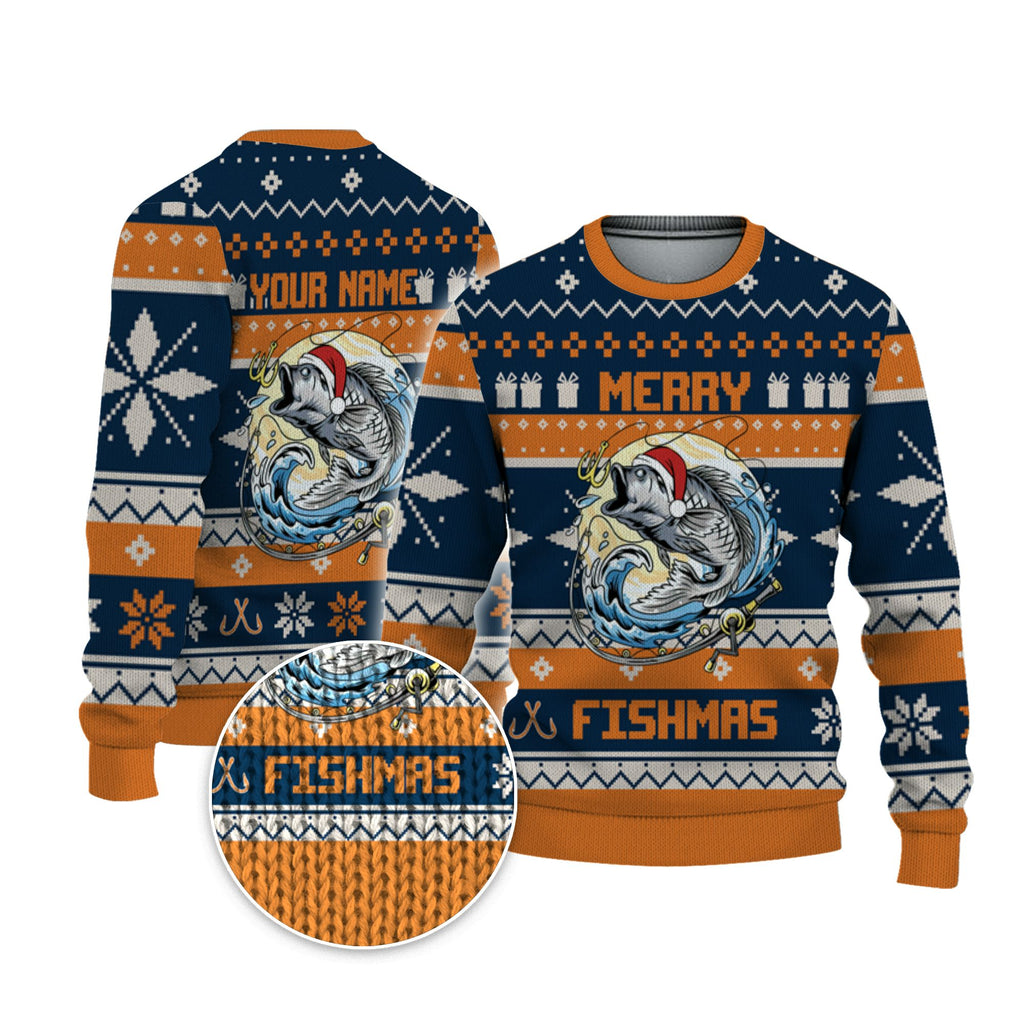 personalize-fishing-christmas-ugly-sweater-awesome-orange-nda51-8483