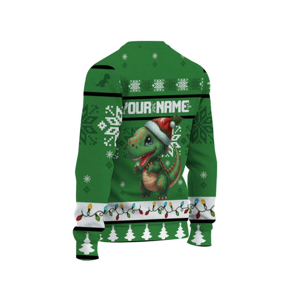 personalize-christmas-ugly-cute-dino-baby-christmas-green-nda49-1634