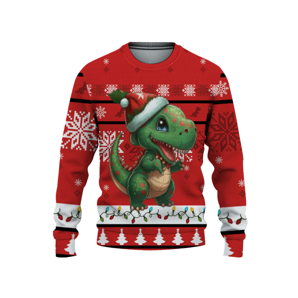 personalize-christmas-ugly-cute-dino-baby-christmas-red-nda49-2978