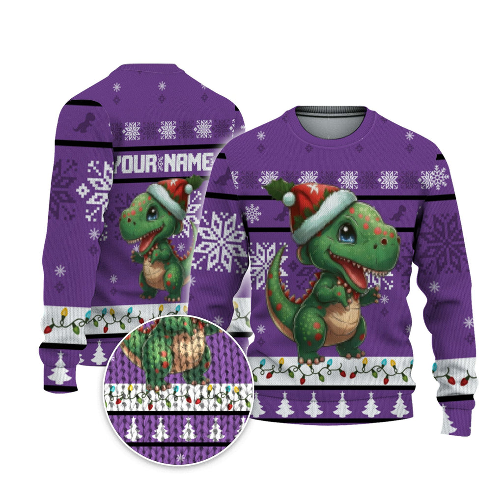 personalize-christmas-ugly-cute-dino-baby-christmas-purple-nda49-4096