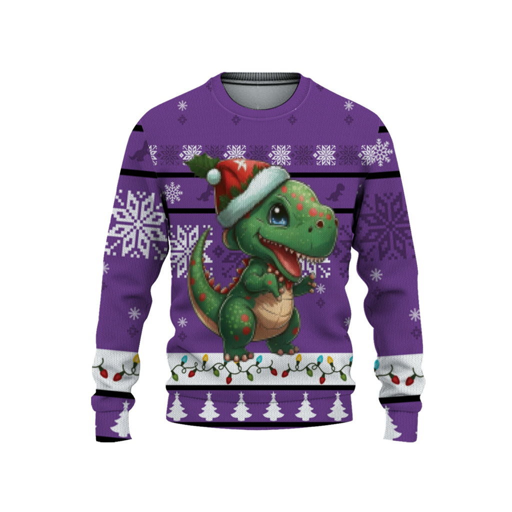 personalize-christmas-ugly-cute-dino-baby-christmas-purple-nda49-4096