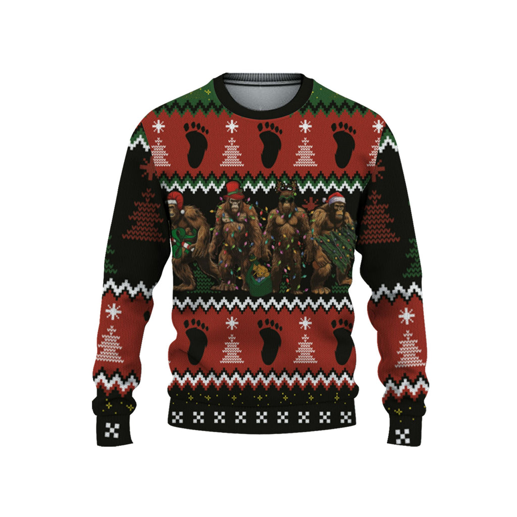 custom-christmas-funny-sasquatch-ugly-sweater-team-tka90-4149
