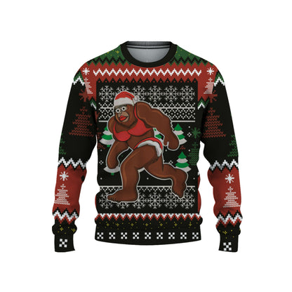 custom-christmas-funny-bikini-sasquatch-ugly-sweater-tka90-7156