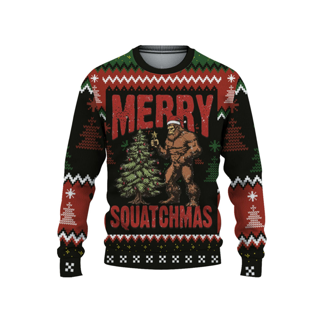 custom-christmas-funny-merry-squatchmas-ugly-sweater-tka90-4841