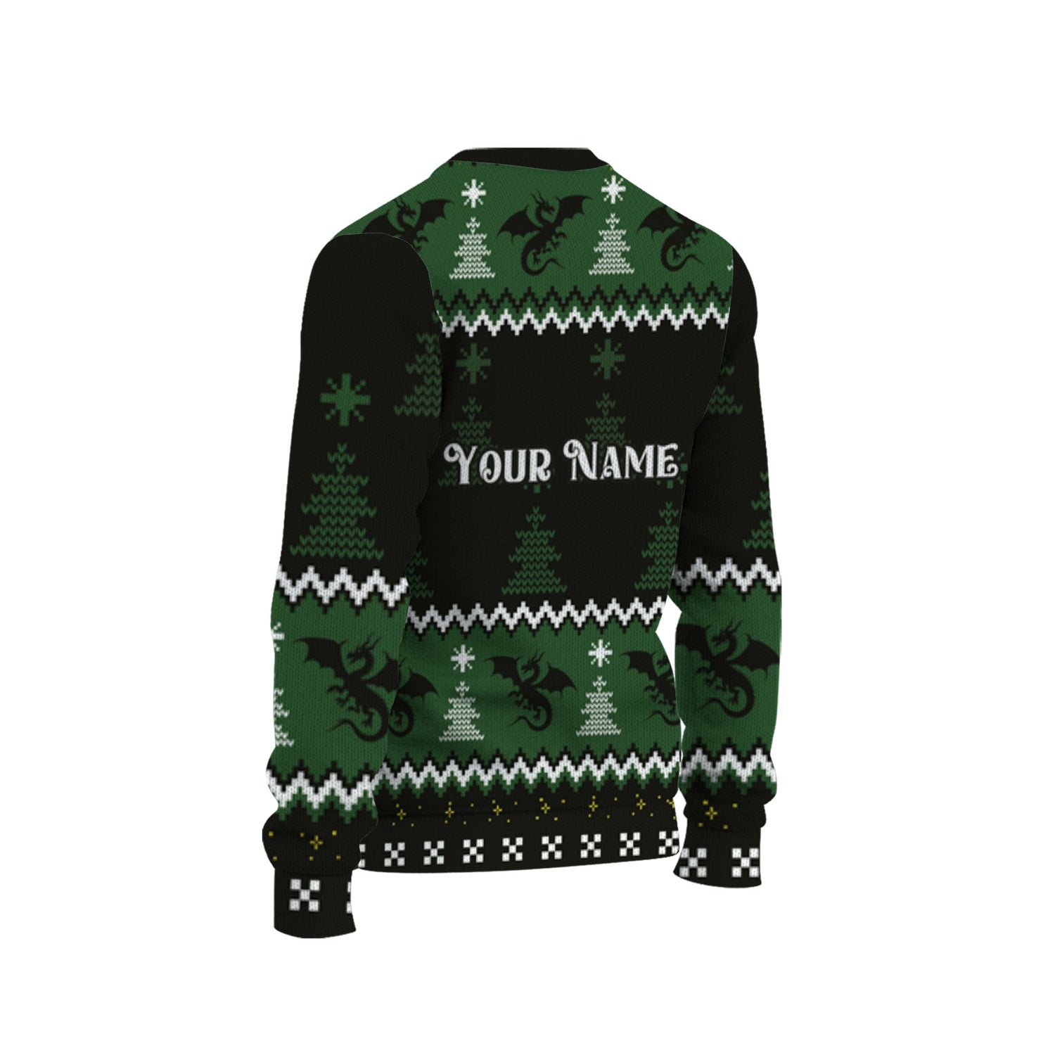 custom-christmas-funny-fire-green-dragon-ugly-sweater-tka91-1194