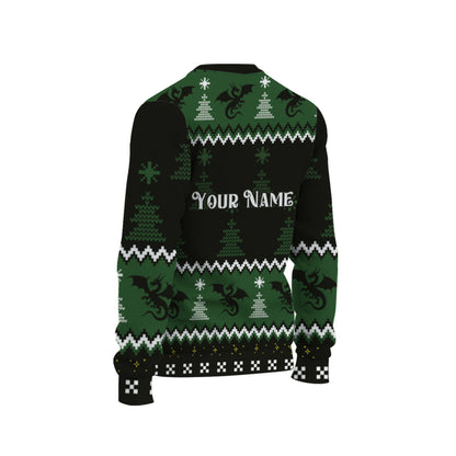 custom-christmas-funny-fire-green-dragon-ugly-sweater-tka91-1194