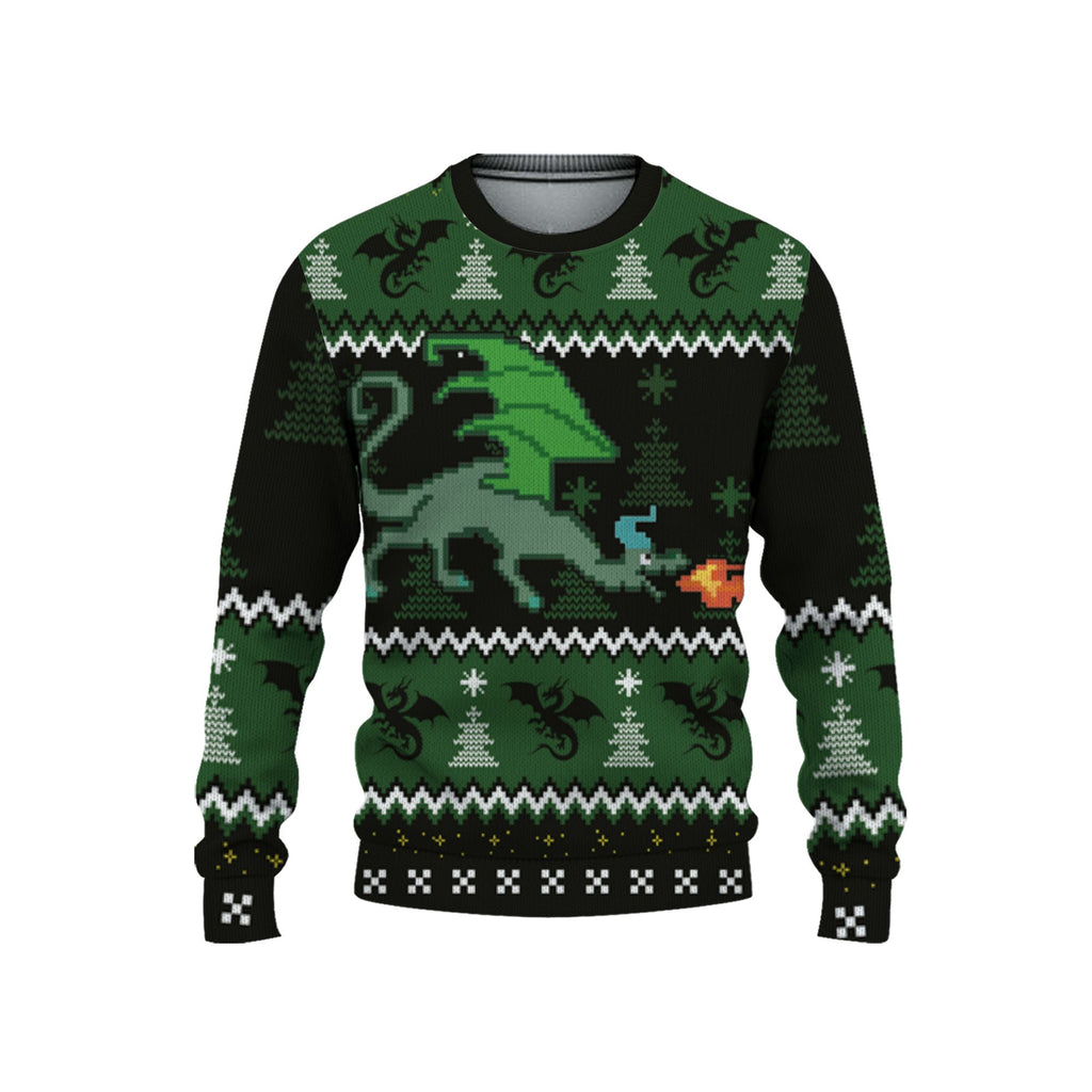 custom-christmas-funny-fire-breathing-dragon-ugly-sweater-tka91-2168