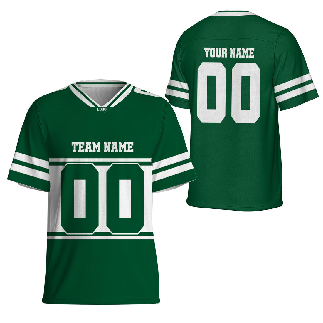 personalized-team-name-nuber-football-jersey-horizontal-line-green-and-white-nyj-vdd49-6116