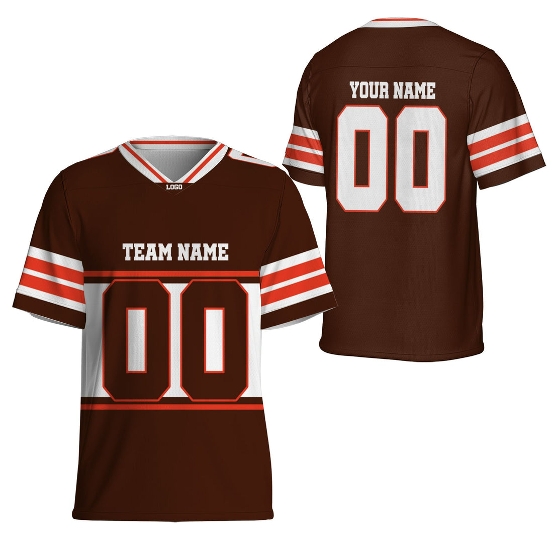personalized-team-name-nuber-football-jersey-horizontal-line-brown-orange-and-white-cb-vdd49-8553