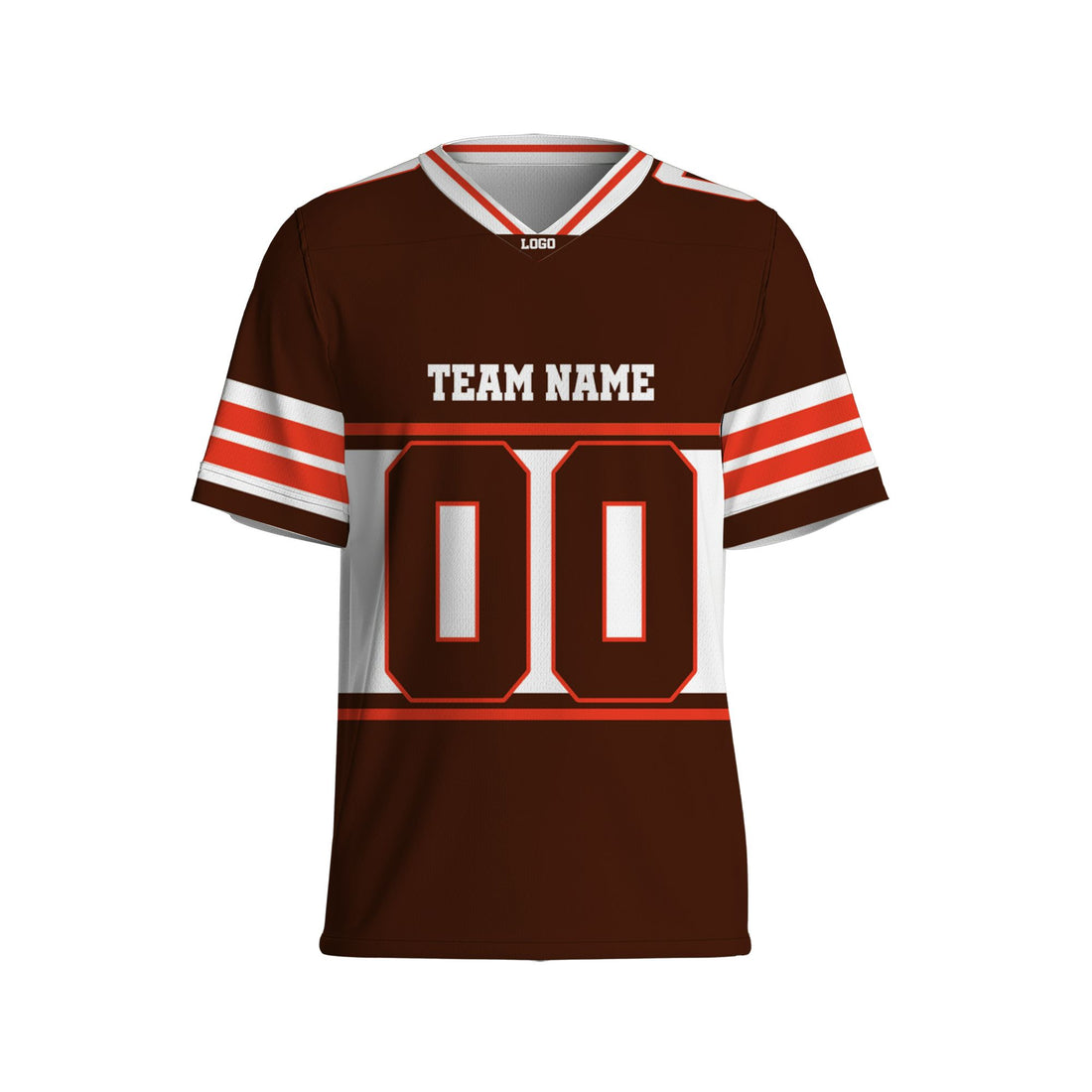 personalized-team-name-nuber-football-jersey-horizontal-line-brown-orange-and-white-cb-vdd49-8553