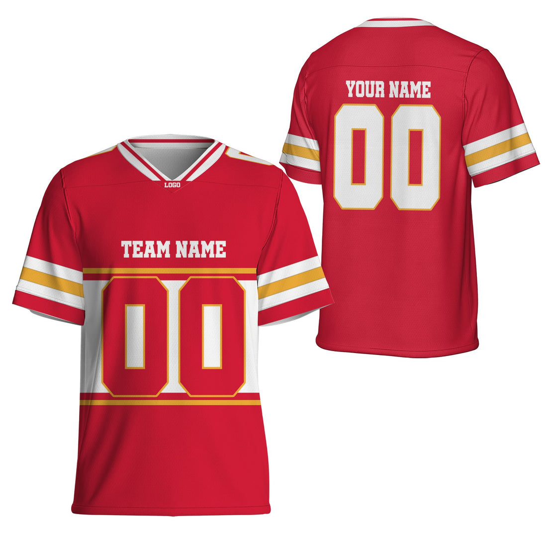 personalized-team-name-nuber-football-jersey-horizontal-line-red-yellow-and-white-kc-vdd49-3301