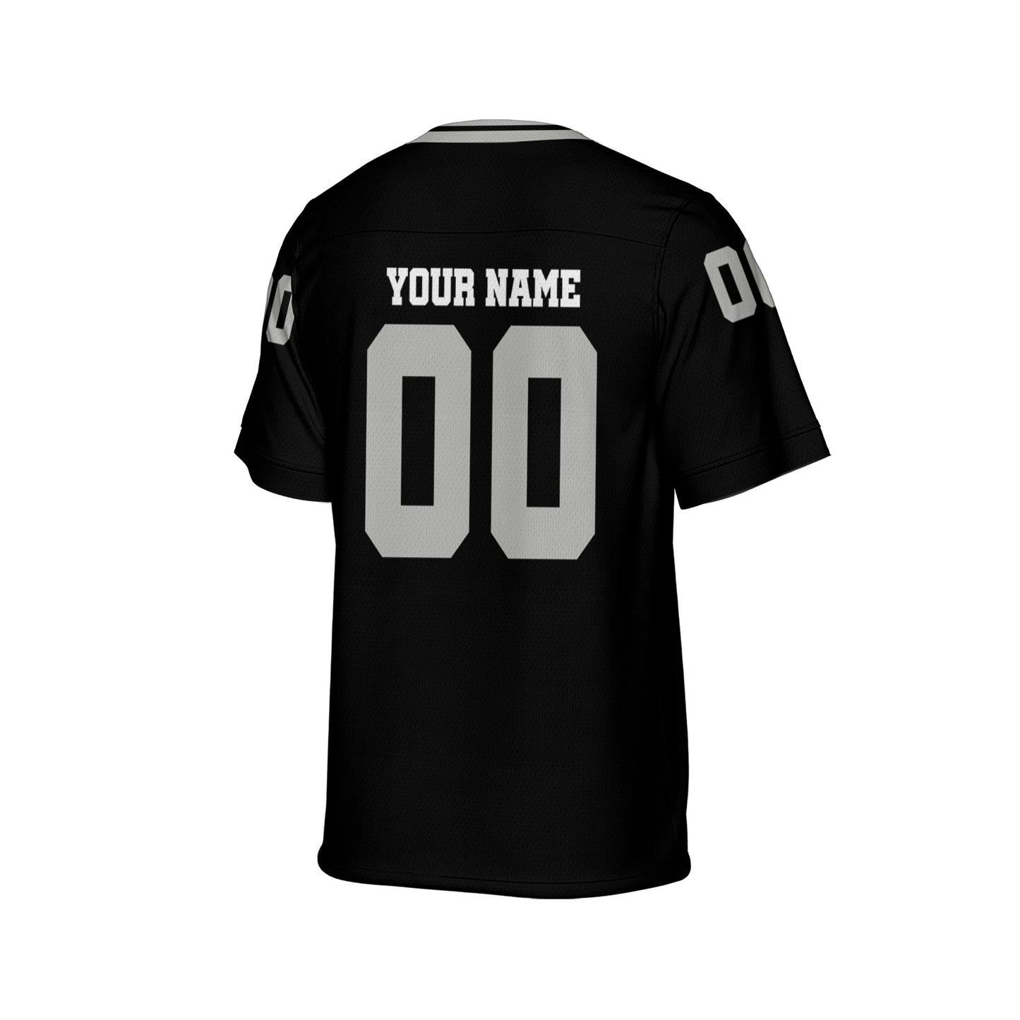 personalized-team-name-nuber-football-jersey-horizontal-line-black-gray-and-white-lar-vdd49-1863