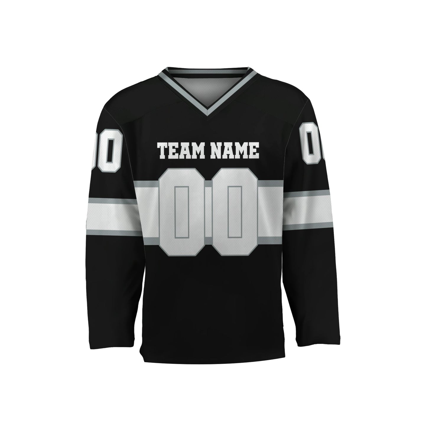personalized-team-name-number-hockey-jersey-horizontal-lines-black-and-white-vdd53-5352