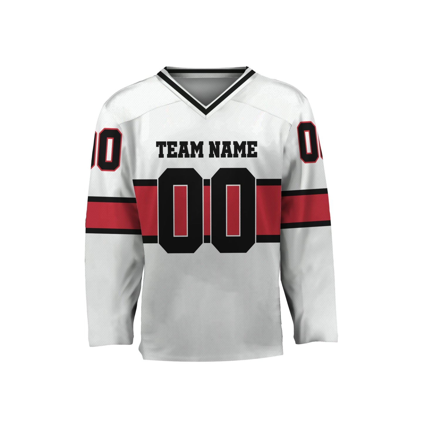 personalized-team-name-number-hockey-jersey-horizontal-lines-white-red-and-black-vdd54-8544