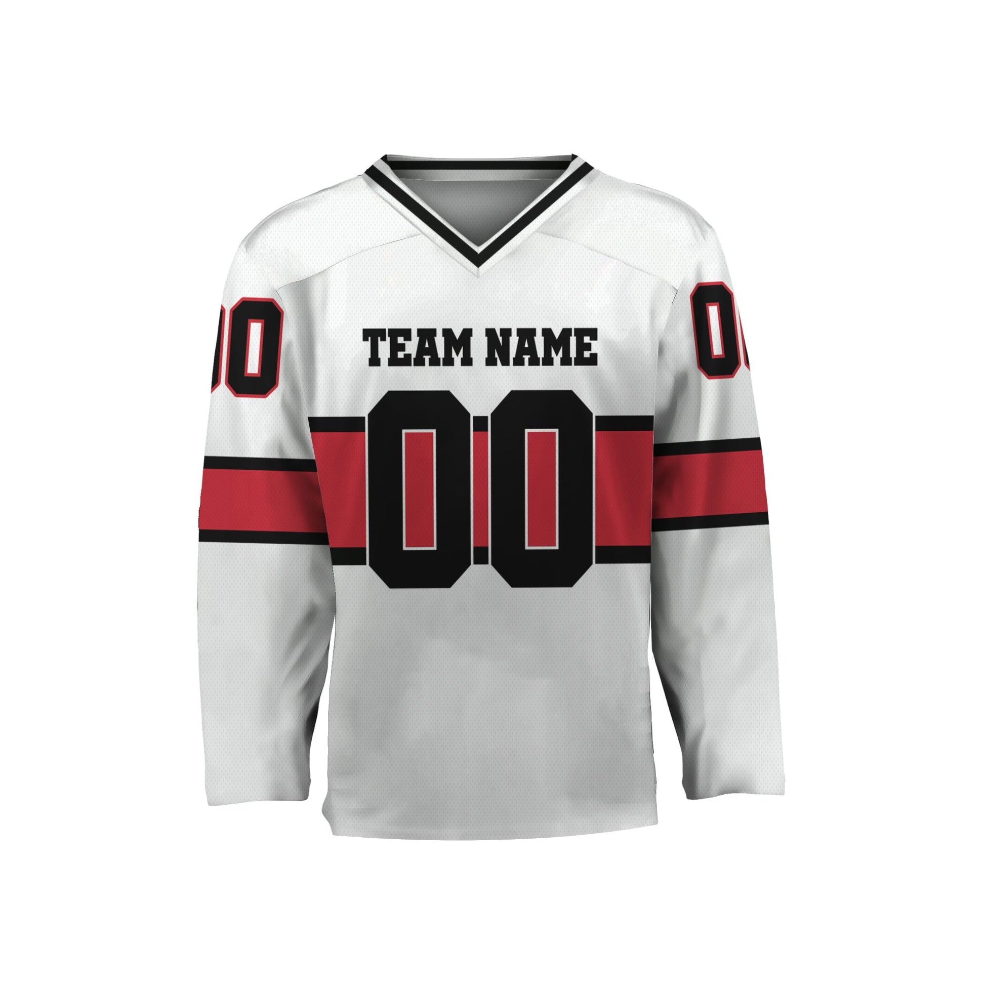 personalized-team-name-number-hockey-jersey-horizontal-lines-white-red-and-black-vdd54-8544
