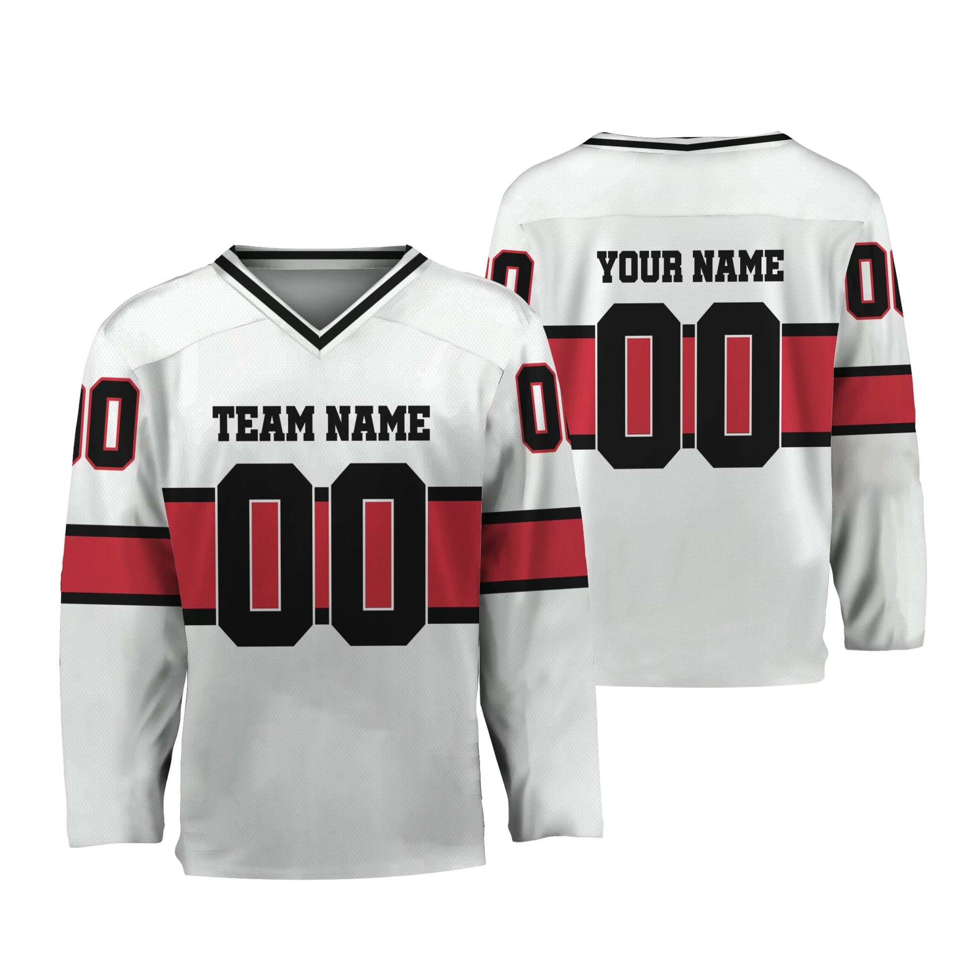 personalized-team-name-number-hockey-jersey-horizontal-lines-white-red-and-black-vdd54-8544