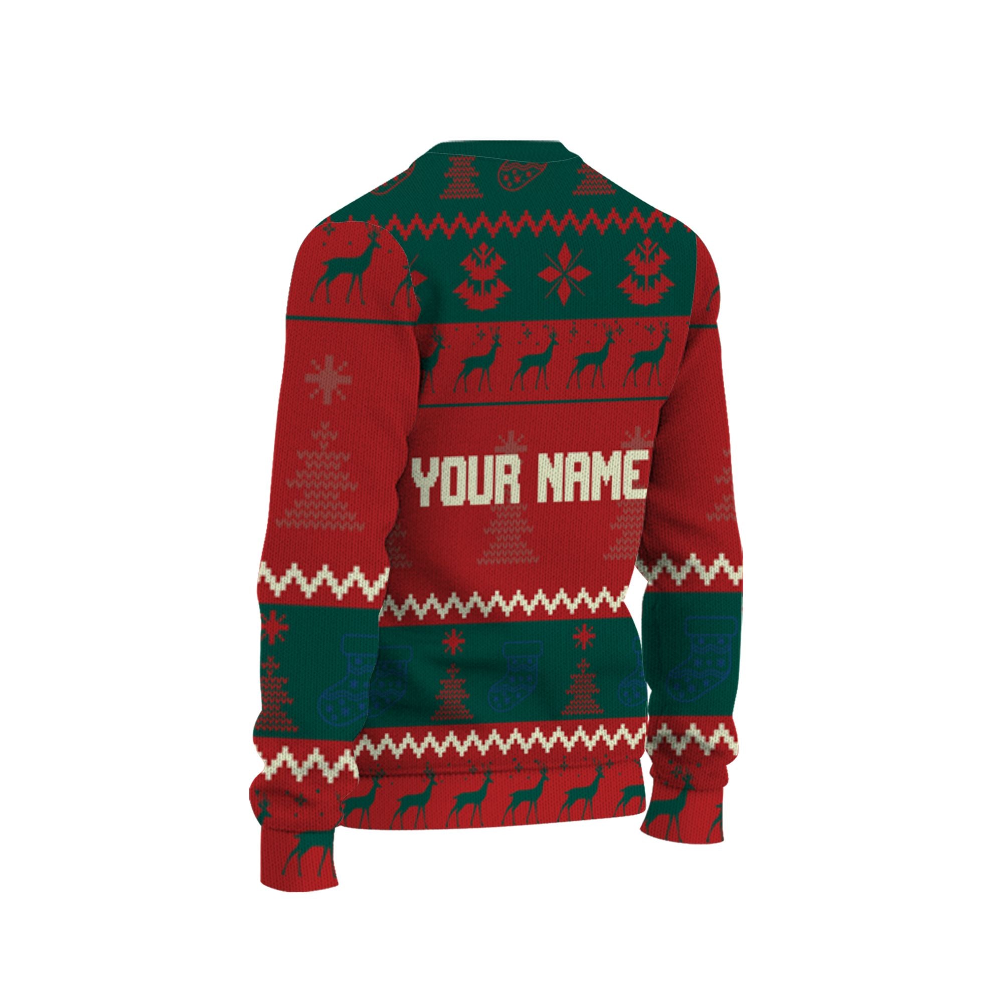 personalized-worlds-sluttiest-dad-christmas-holiday-ugly-sweater-green-and-red-vdd60-5990