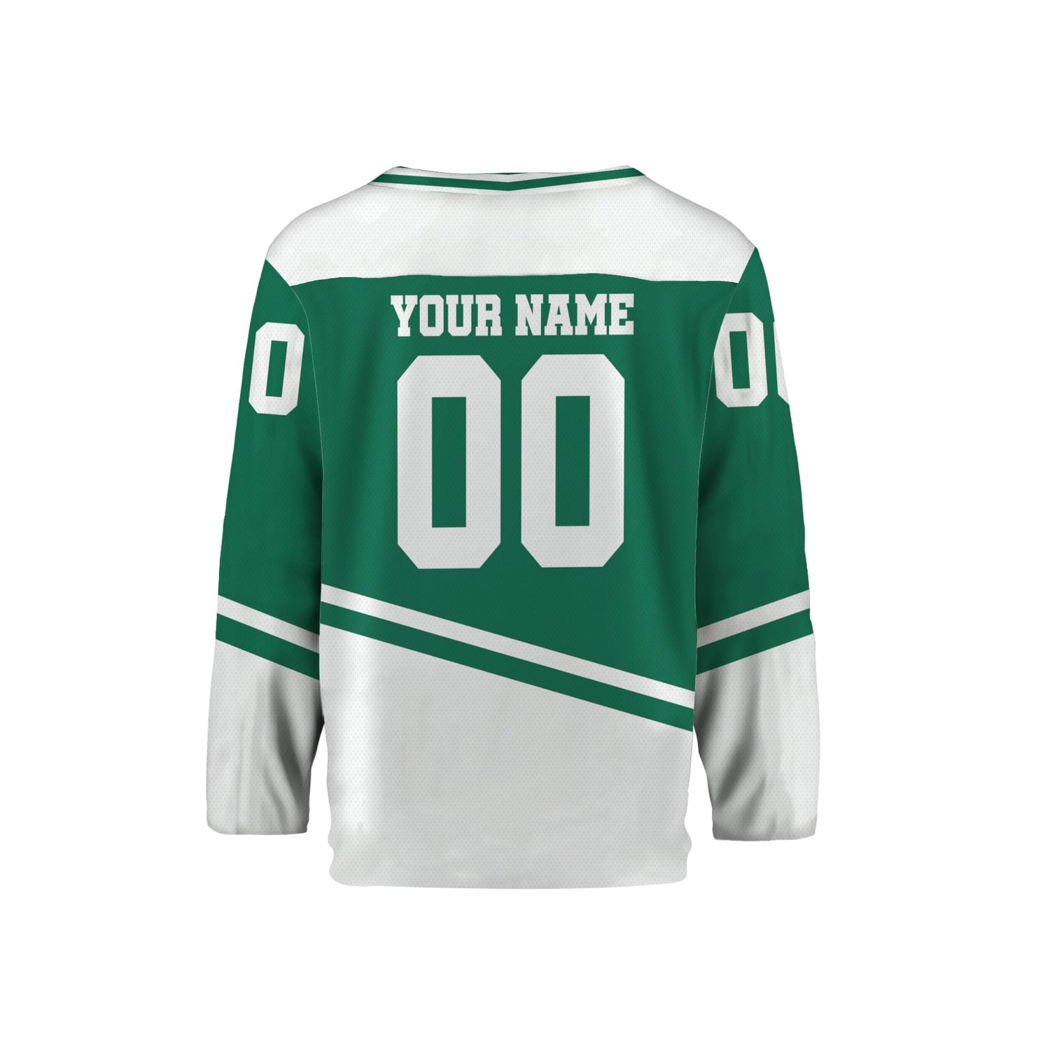 customized-name-and-logo-ice-hockey-jersey-diagonal-stripes-green-and-white-vdd61-1727