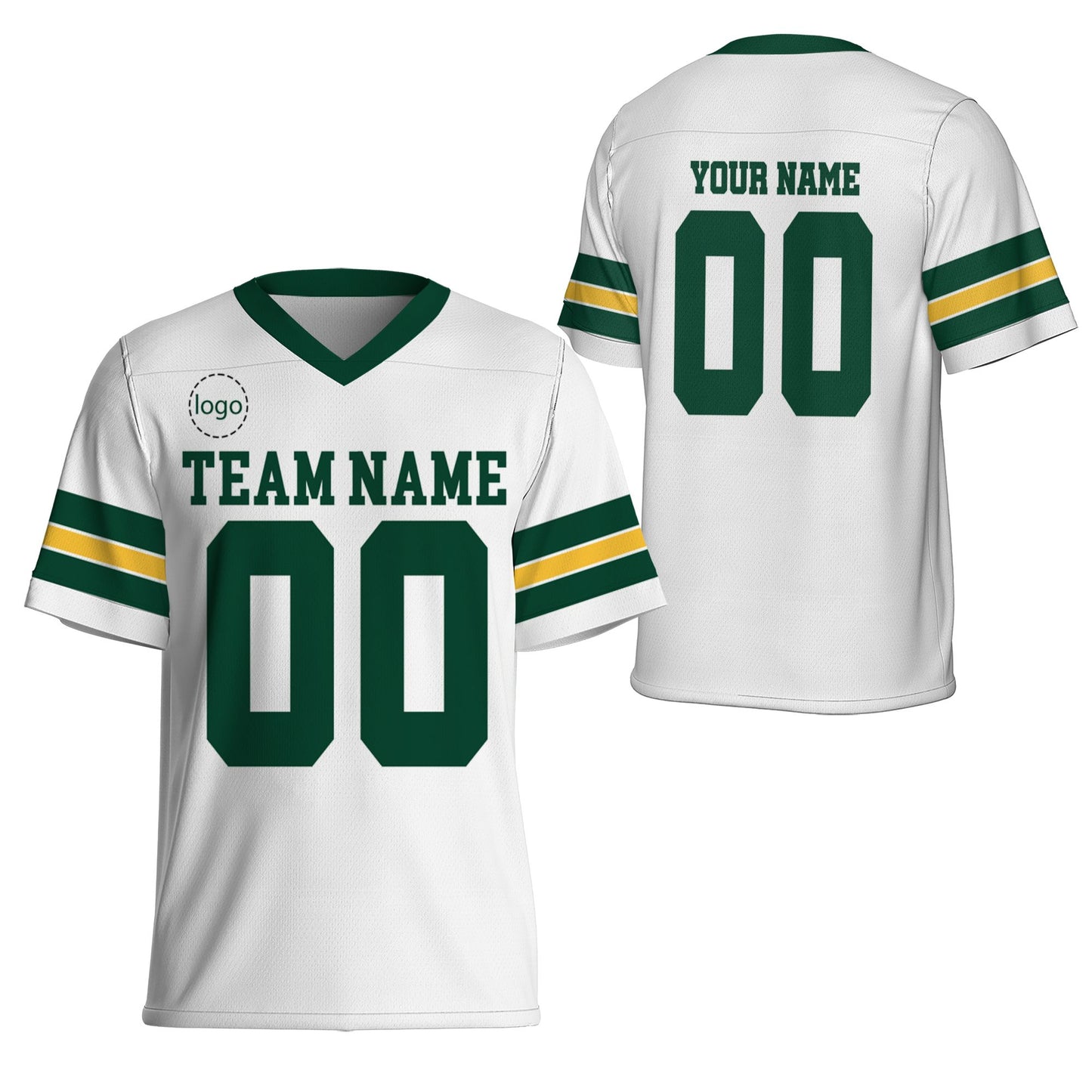 personalized-team-and-number-football-jersey-basic-team-university-green-and-white-bb-vdd66-5938