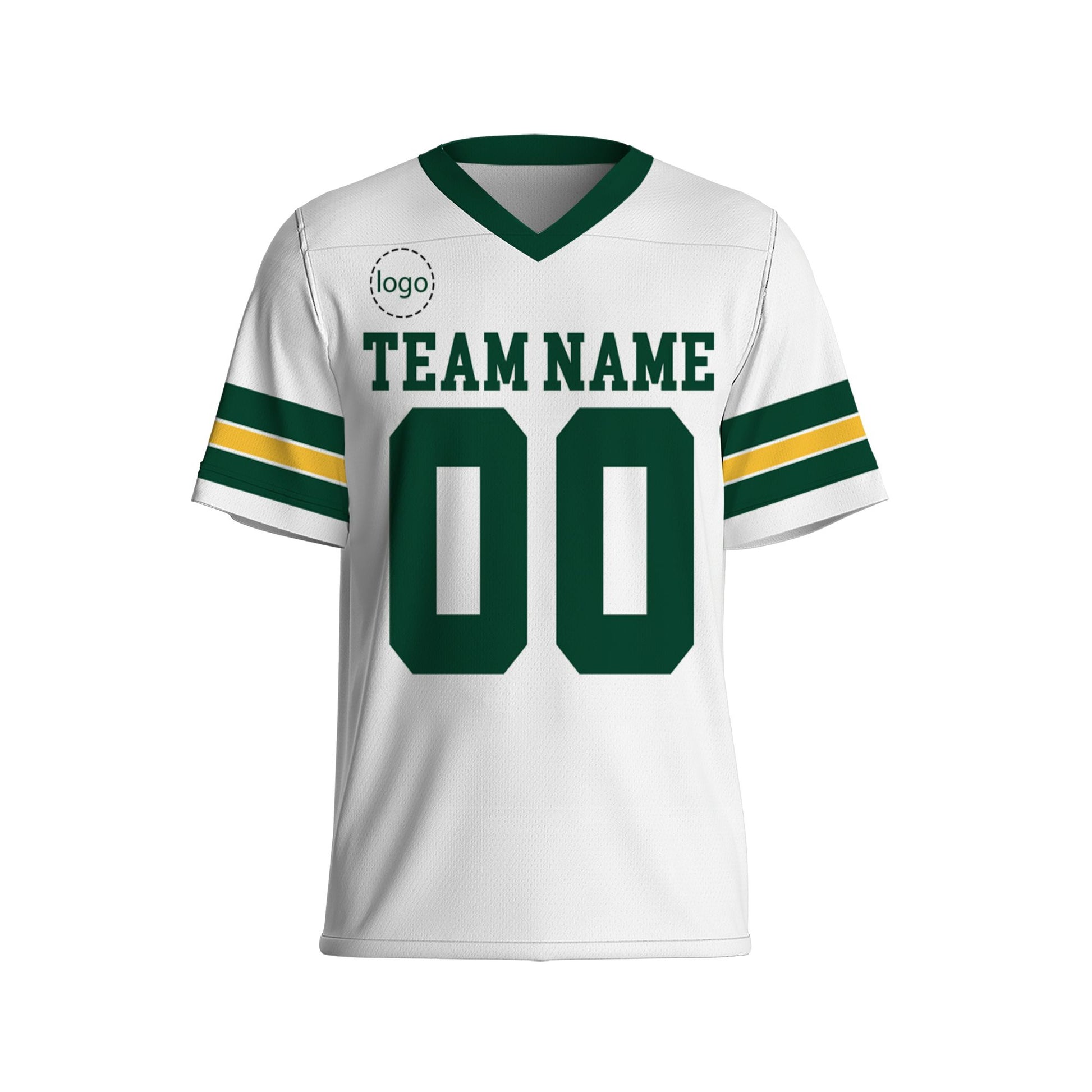 personalized-team-and-number-football-jersey-basic-team-university-green-and-white-bb-vdd66-5938