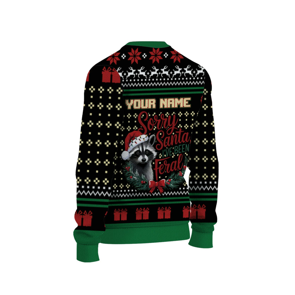personalize-ugly-sorry-santa-ive-been-feral-green-nda64-6870