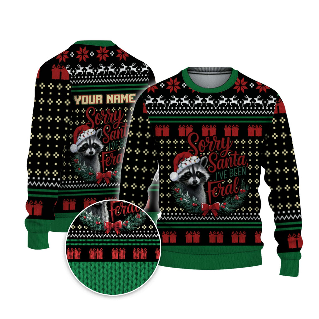 personalize-ugly-sorry-santa-ive-been-feral-green-nda64-6870