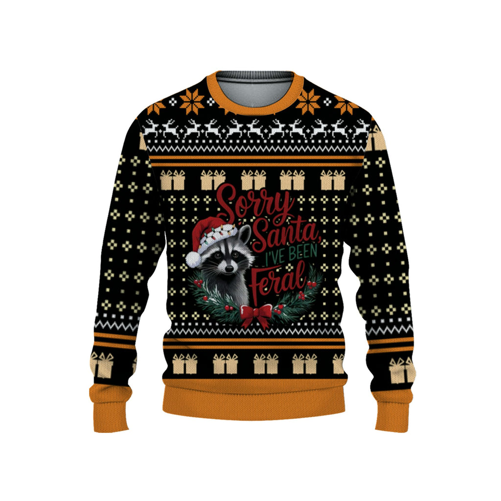 personalize-ugly-sorry-santa-ive-been-feral-orange-nda64-8232