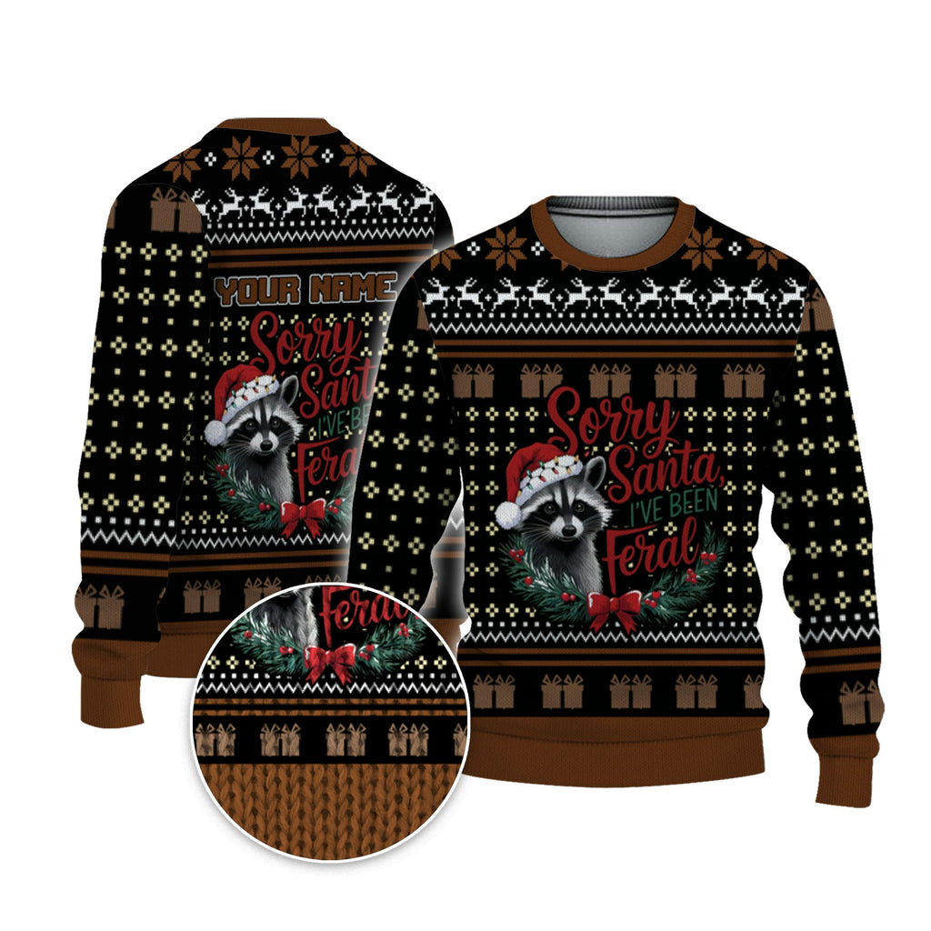 personalize-ugly-sorry-santa-ive-been-feral-brown-nda64-6648