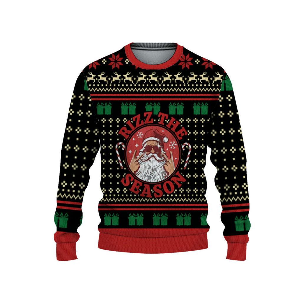personalize-ugly-rizz-the-season-funny-santa-red-nda69-7343