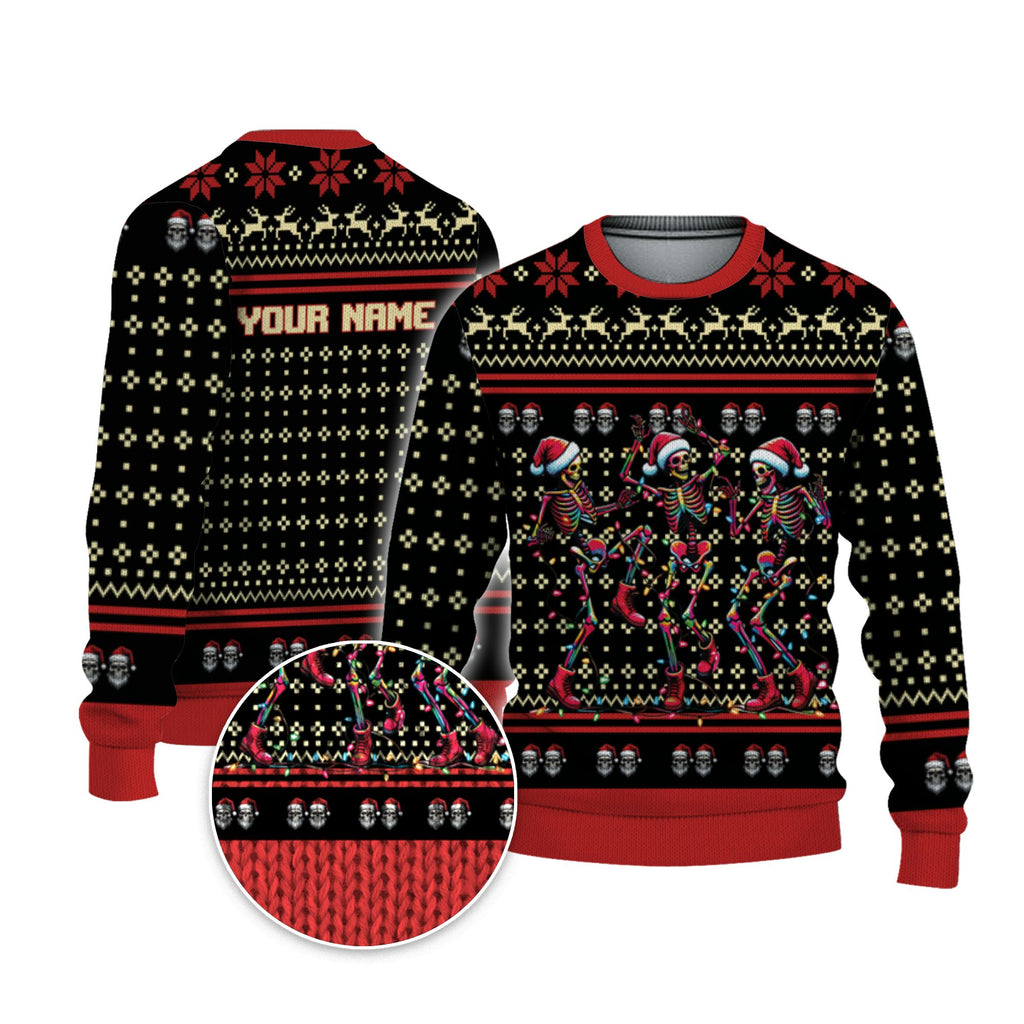 personalize-ugly-christmas-dancing-skeleton-red-nda70-5746
