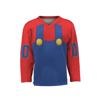 personalize-hockey-costume-plumber-red-nda100-7231