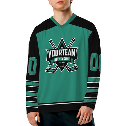 personalize-hockey-team-name-and-number-custom-green-ndb12-4887