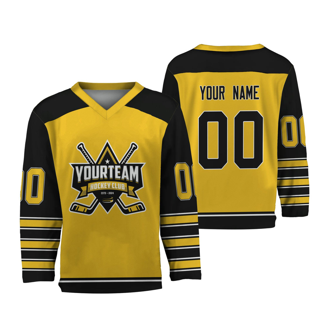 personalize-hockey-team-name-and-number-custom-yellow-ndb12-3608
