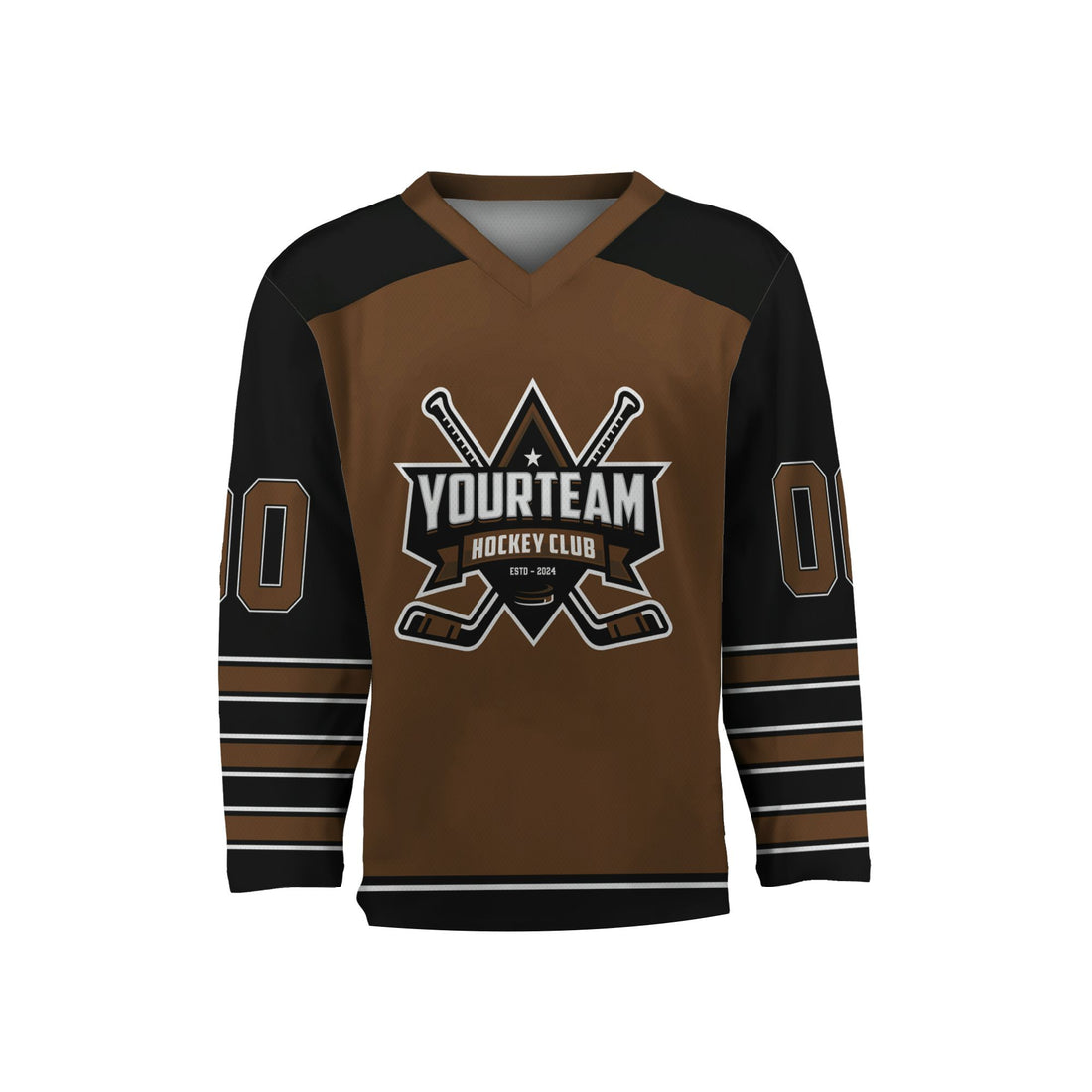 personalize-hockey-team-name-and-number-custom-brown-ndb12-5791