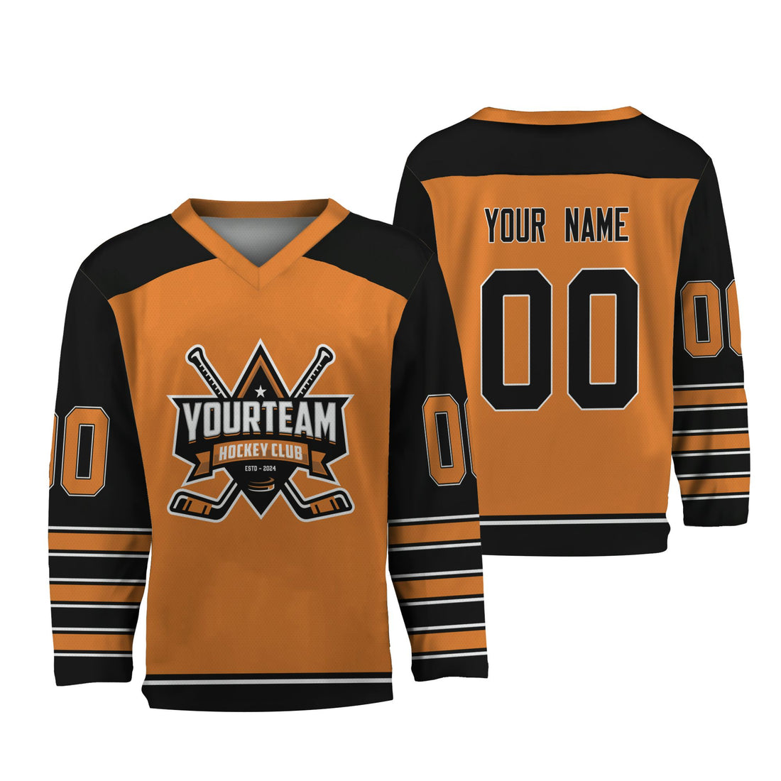personalize-hockey-team-name-and-number-custom-orange-ndb12-4674