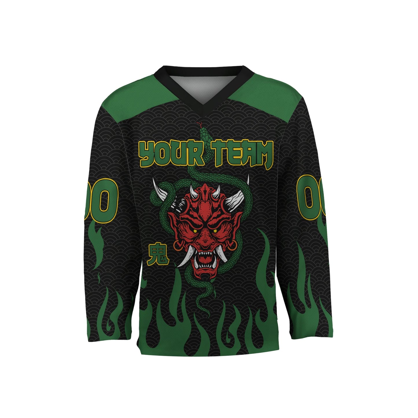 personalize-hockey-flame-green-ndb14-1633