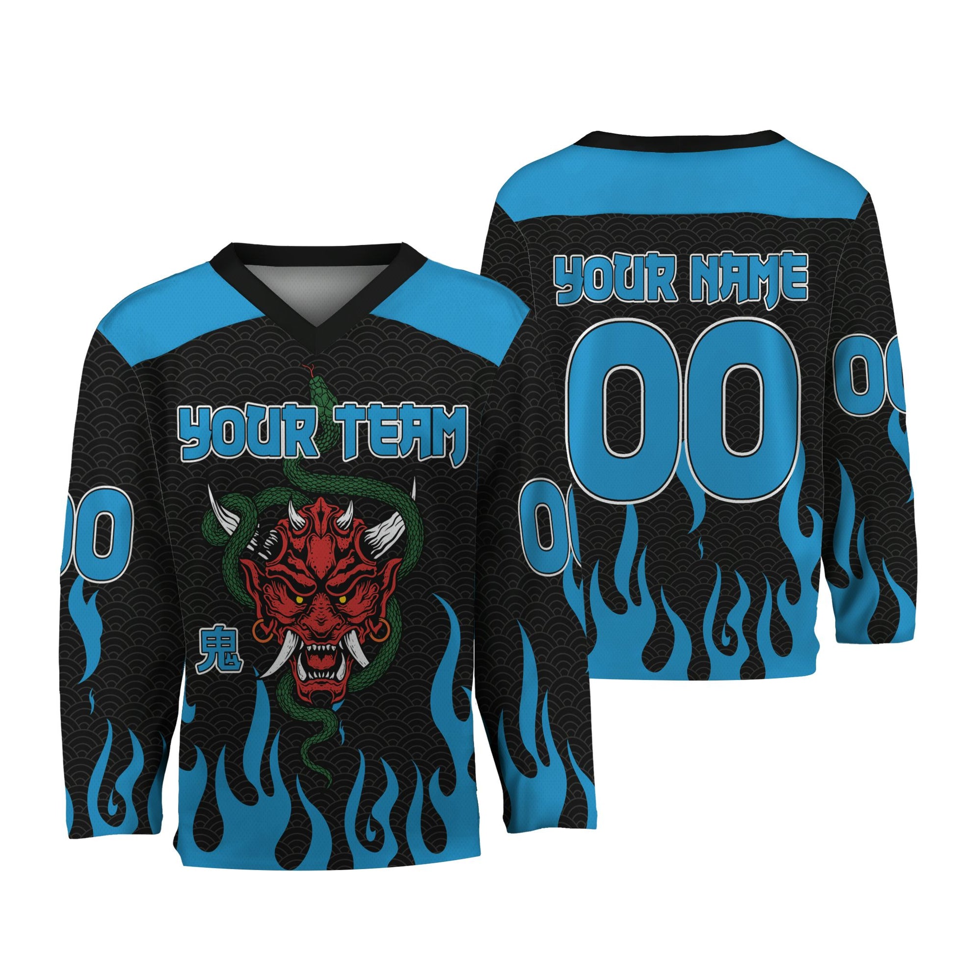 personalize-hockey-flame-blue-ndb14-3347