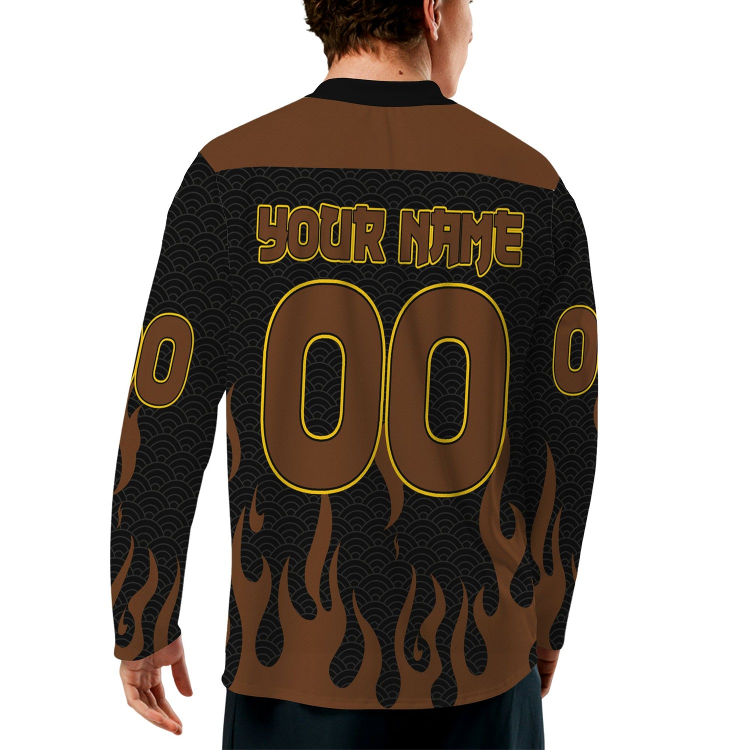 personalize-hockey-flame-brown-ndb14-1167